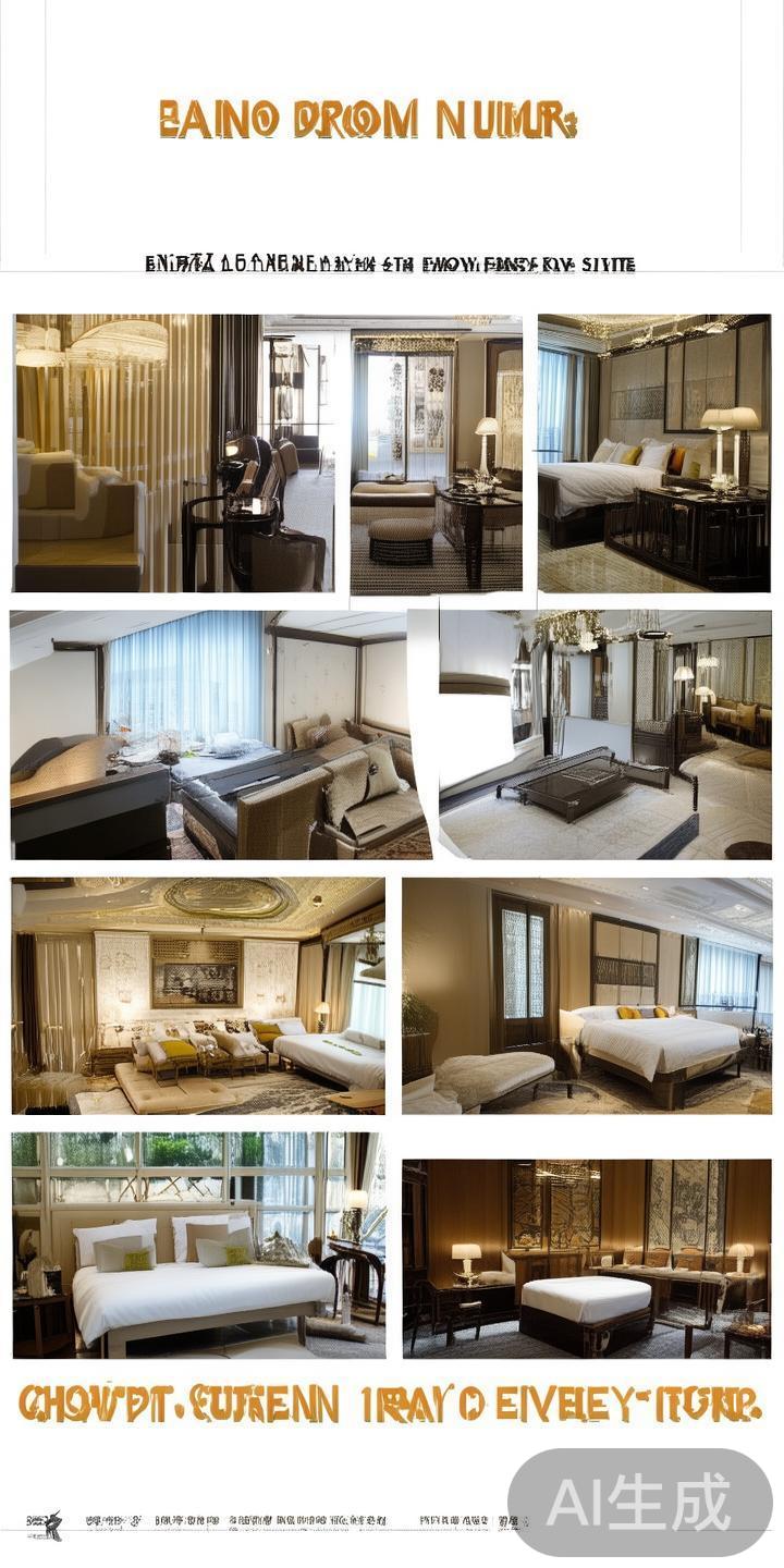 住宿区：高端豪华的酒店客房和套房散布于不同楼层，装